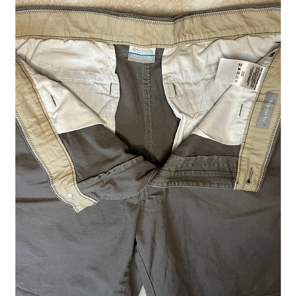 Columbia Regular Fit Canvas Brown Shorts Sz 38 Inseam 10" - Picture 6 of 9